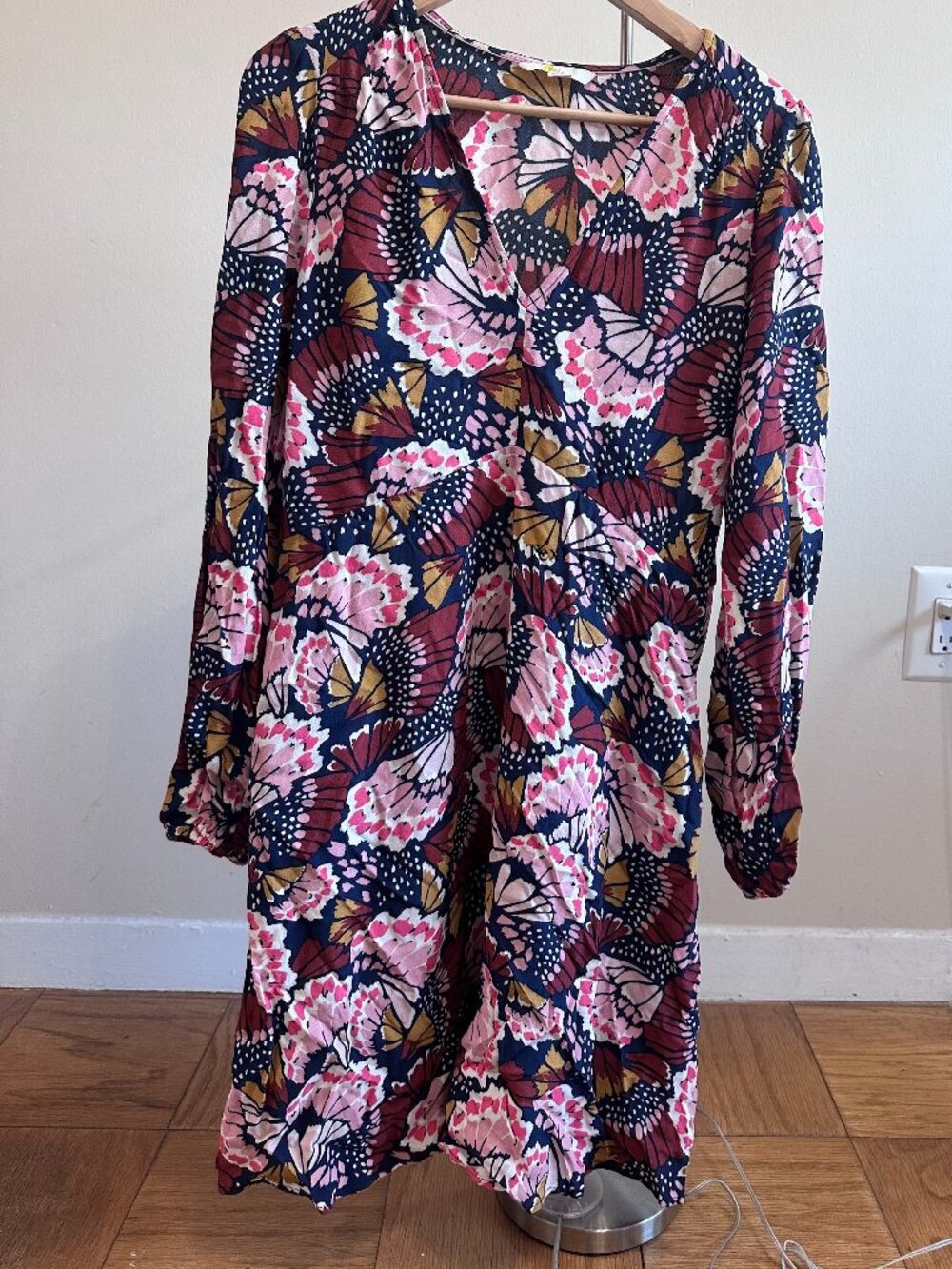 Boden Butterfly-Print Dress